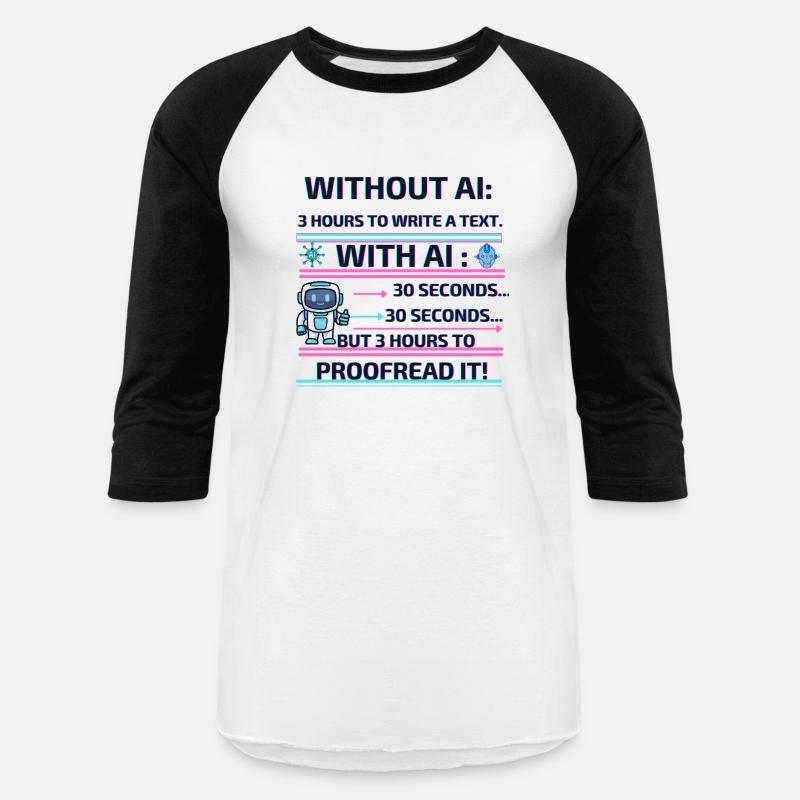 "Without AI: 3h to Write, AI: 30s + 3h to Proof!"