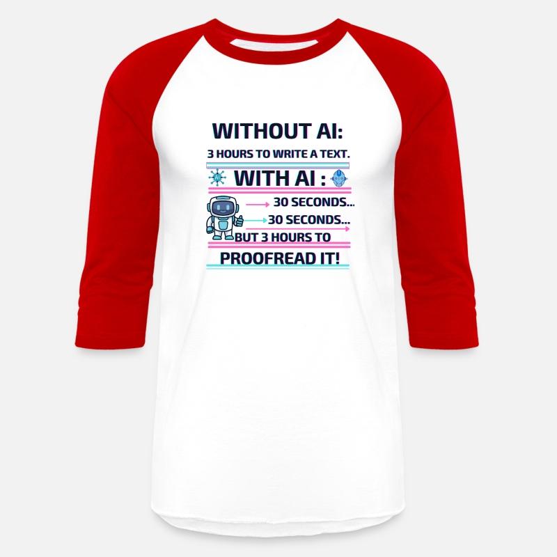 "Without AI: 3h to Write, AI: 30s + 3h to Proof!"