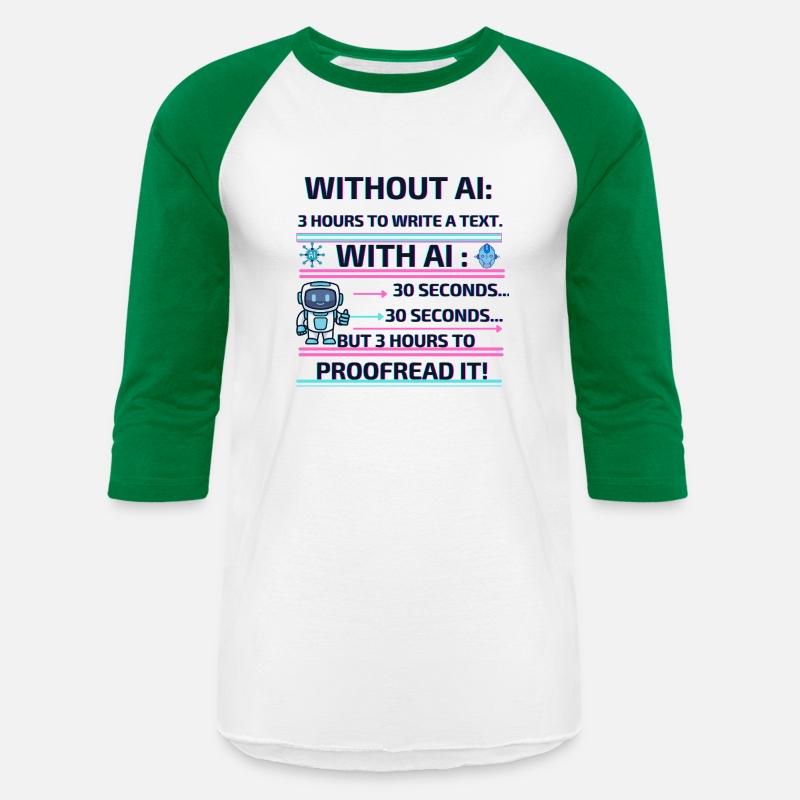 "Without AI: 3h to Write, AI: 30s + 3h to Proof!"