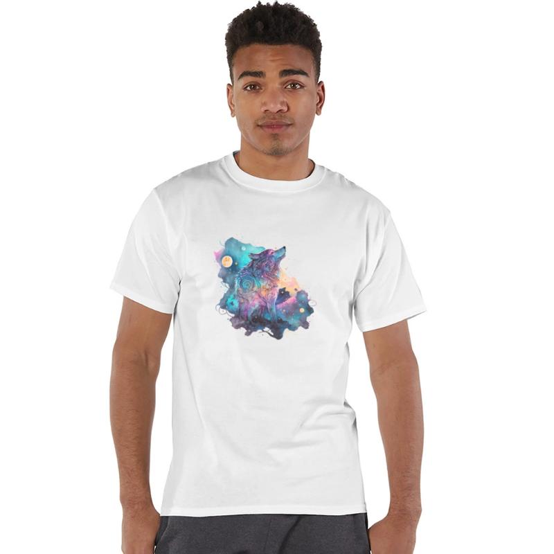 Wolf Print, Cosmic Wolves, Animal Print, Cosmos