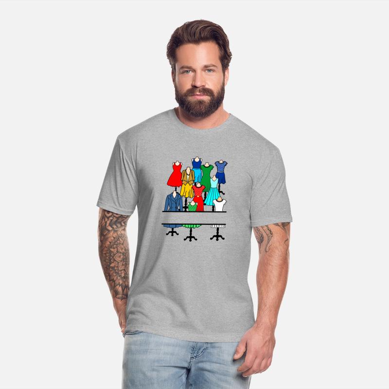 Women's and girls' clothes on mannequin