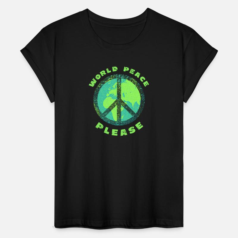 World Peace Please - Hippie Peace Anti War Sign