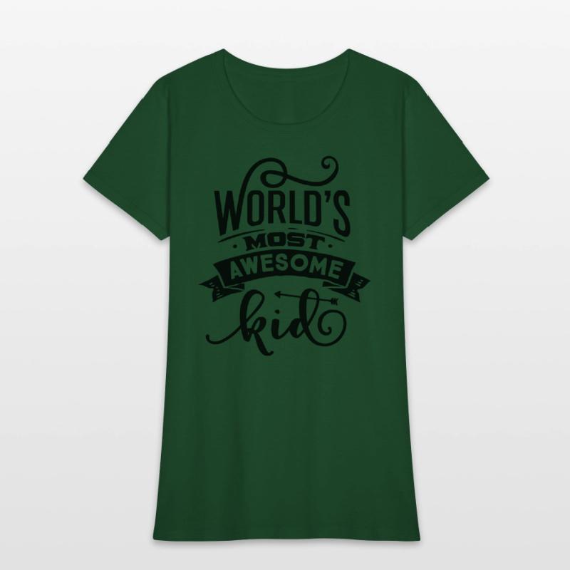World s most awesome kid tshirt design