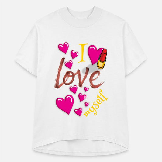 Write with lipstick and mental health art