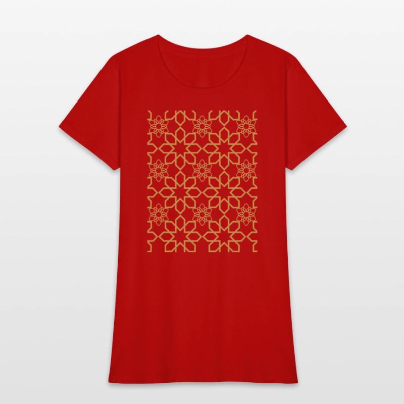 Yellow Gold Geometric T-Shirt
