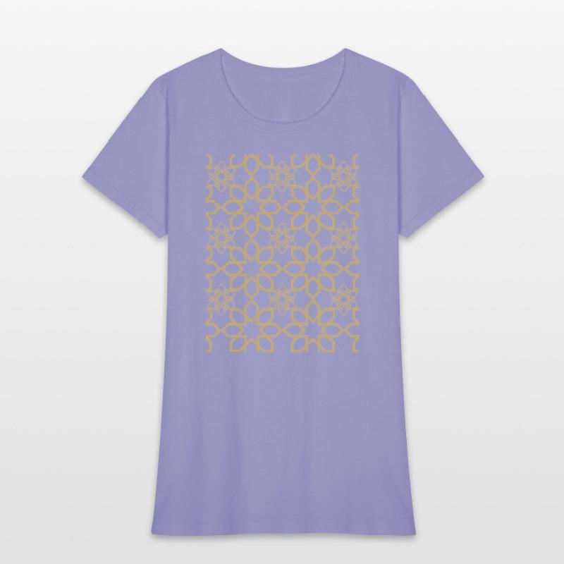 Yellow Gold Geometric T-Shirt
