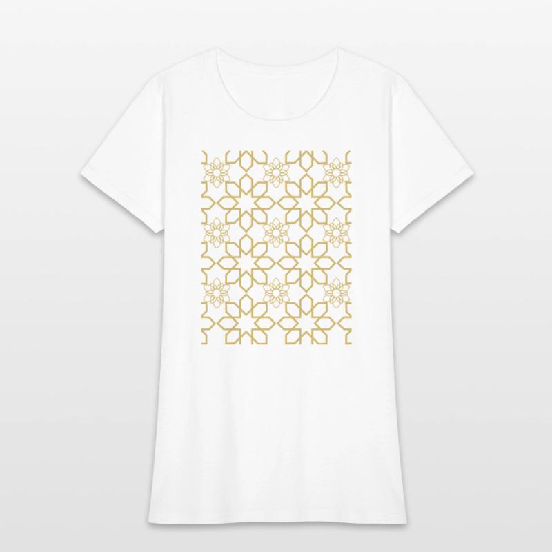 Yellow Gold Geometric T-Shirt