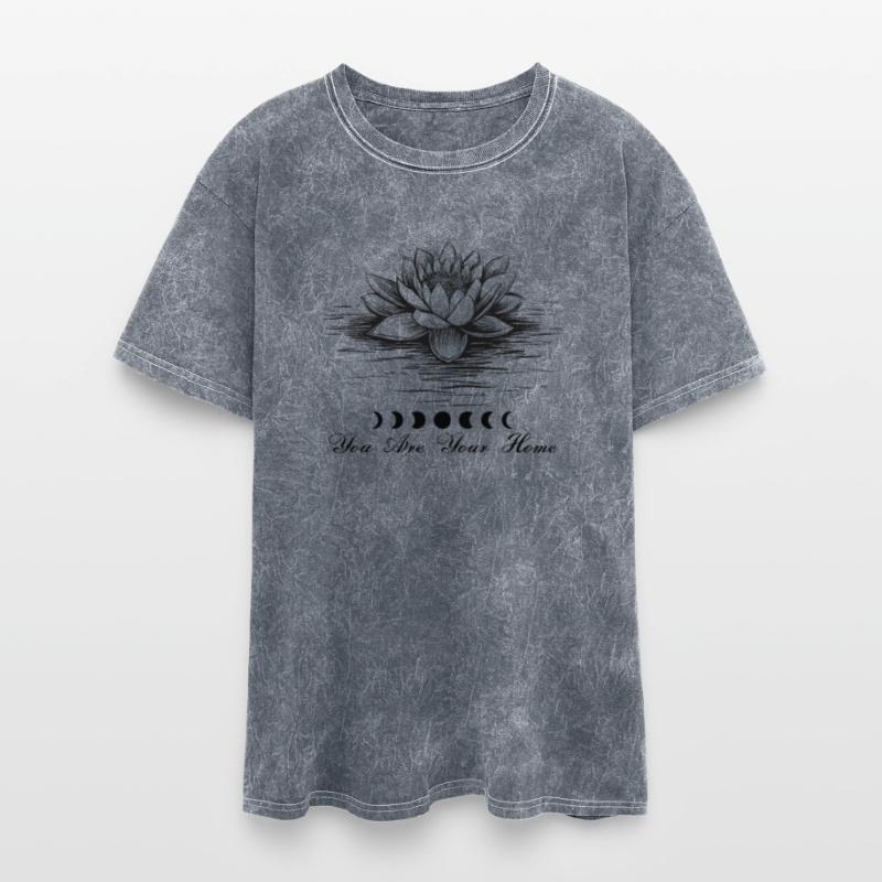 You Are Your Home - Lotus & Moon Phases T-Shirt