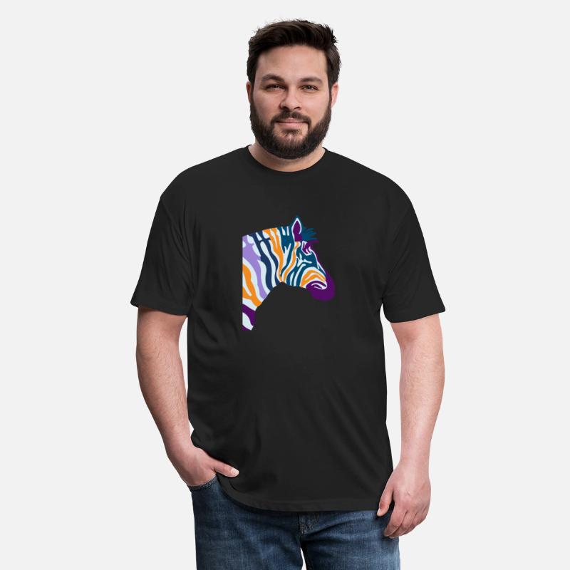 zebra colorful pop art