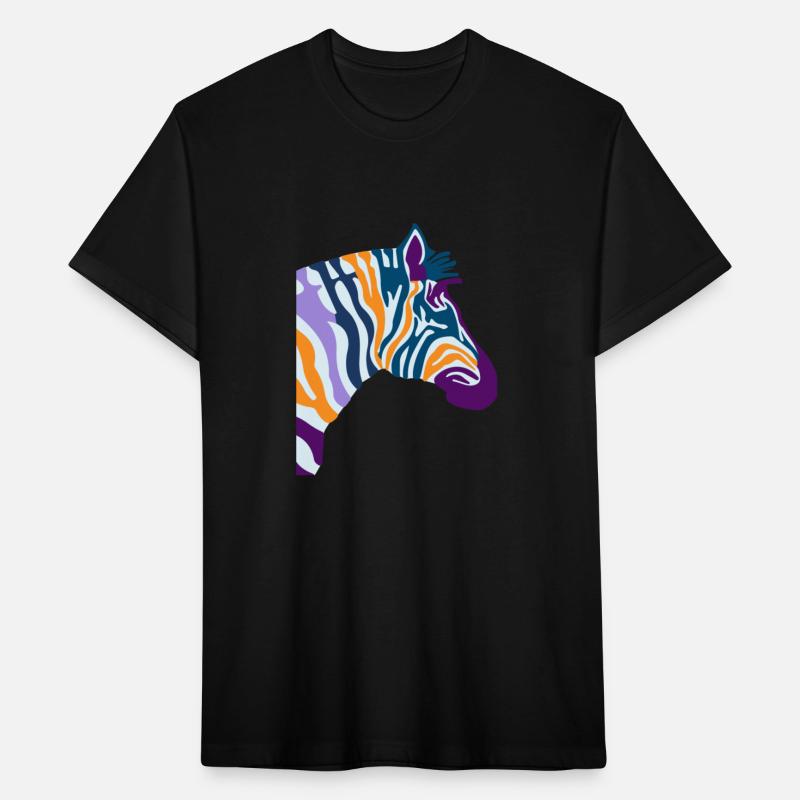 zebra colorful pop art